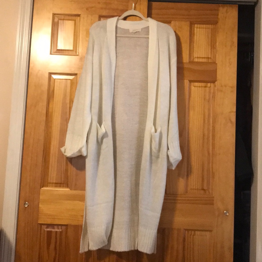 Long line sweater